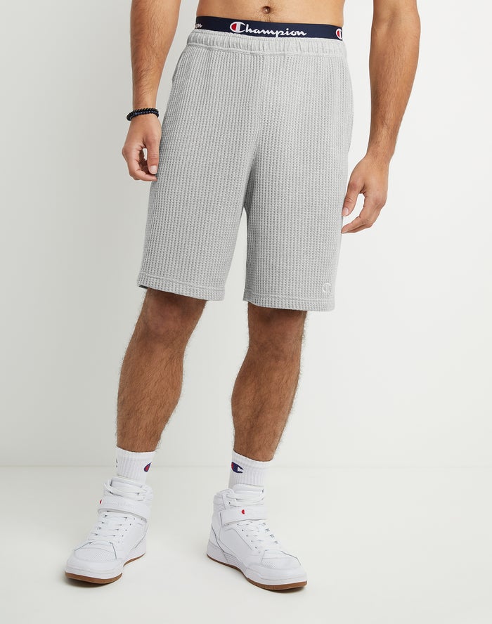 Champion Mens Shorts NZ - Waffle Grey ( 5473-OSBPX )